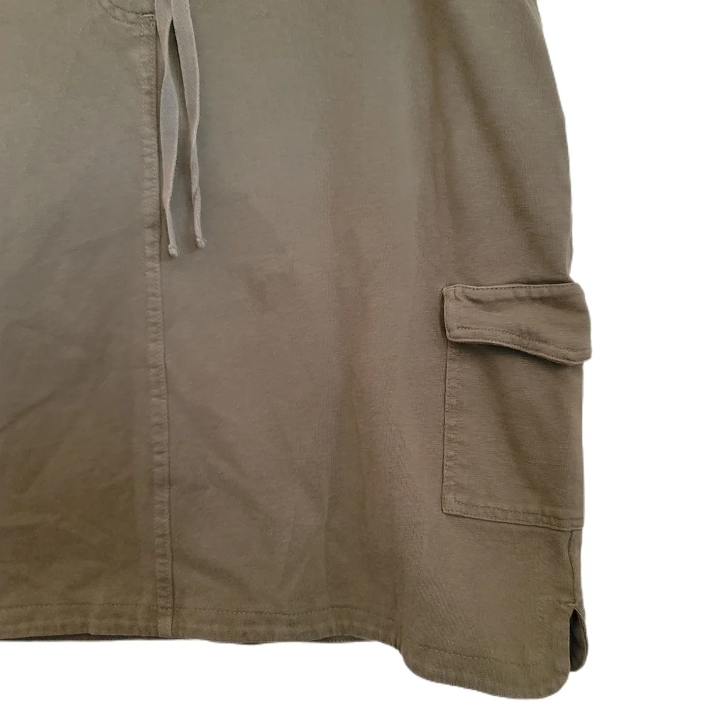 J Jill Skirt Womens S Small Olive Pull On Mini Pockets - Picture 3 of 4